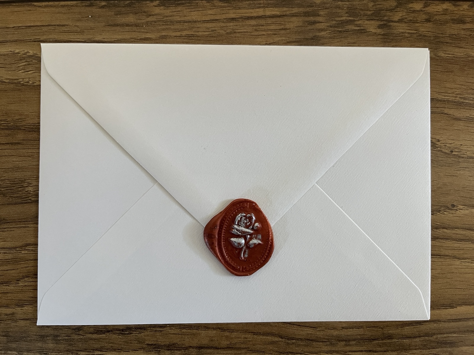 Back of a handwritten envelope prepared for prospect outreach.